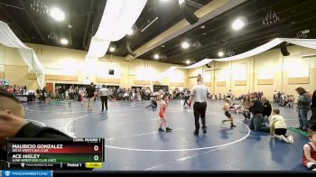 52+ Cons. Round 1 - Ace Higley, Juab Wrestling Club (JWC) vs Mauricio Gonzalez, Delta Wrestling Club