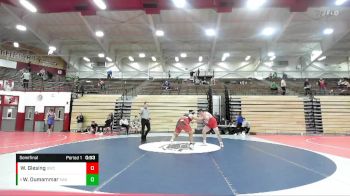 285 lbs Semifinal - Walid Oumammar, Fishers Tigers vs William Glesing, Dragon Wrestling Club