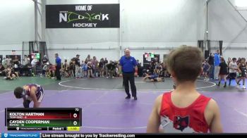 72 lbs Round 8 (10 Team) - Cayden Cooperman, M2TCNJ vs Kolton Hartman, Team Ohio