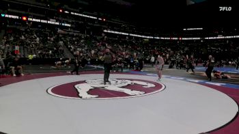 132-4A Quarterfinal - Malakii Martin, Roosevelt High School vs Logan Rogge, Pueblo County