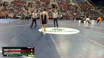 114 lbs Semifinal - Nicolas Enzminger, Bismarck Legacy vs Talen Tuchscherer, Davies