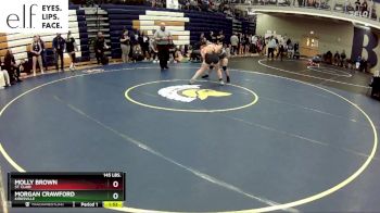 145 lbs. Champ. Round 2 - Morgan Crawford, Kirksville vs Molly Brown, St. Clair