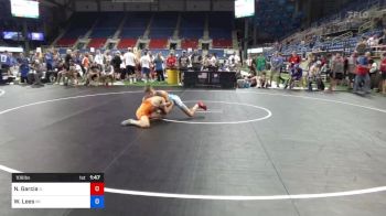 106 lbs Cons Semi - Nicholas Garcia, Illinois vs Wyatt Lees, Michigan