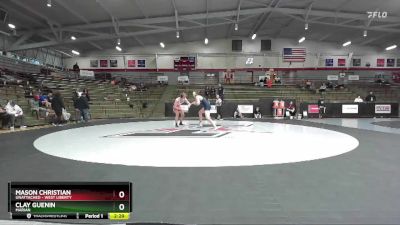 197 lbs Semifinal - Mason Christian, Unattached - West Liberty vs Clay Guenin, Marian