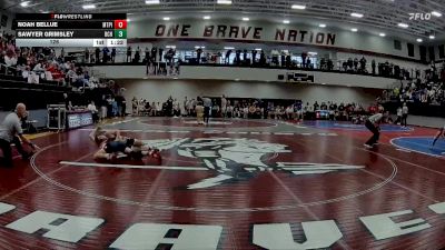 126 lbs Semis & 3rd Wb (16 Team) - Noah Bellue, Mt. Pisgah Christian School vs Sawyer Grimsley, Brantley County HS