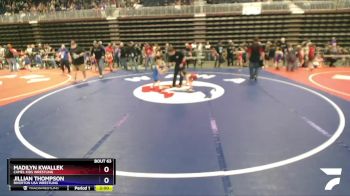 40 lbs Round 1 - Madilyn Kwallek, Camel Kids Wrestling vs Jillian Thompson, Riverton USA Wrestling