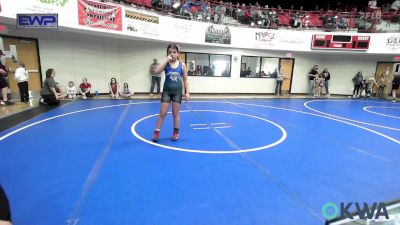 115 lbs Rr Rnd 4 - Aubrie Smittle, Wagoner Takedown Club vs Hadliee Peters, Salina Wrestling Club