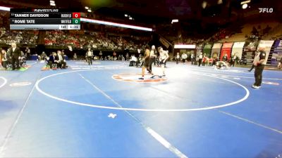 150 Class 3 lbs Semifinal - Rome Tate, Whitfield vs Tanner Davidson, Marshfield