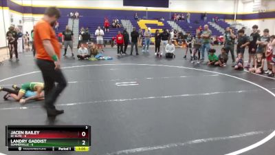 50 lbs Round 2 (6 Team) - Jacen Bailey, KC Elite vs Landry Gaddist, Summerville