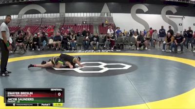 100 lbs Semis & 1st Wrestleback (8 Team) - Swayer Breslin, Olympia/Demolition vs Jacob Saunders, Minions