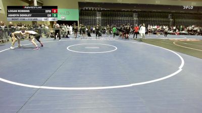 113 lbs Consi Of 32 #2 - Logan Robbins, Spanish Springs vs Ashdyn Densley, Carbon