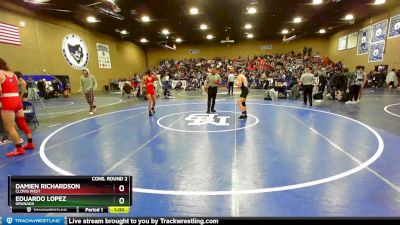 126 lbs Cons. Round 2 - Damien Richardson, Clovis West vs Eduardo Lopez, Granada