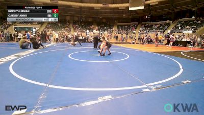 61 lbs Round Of 16 - Koen Thurman, Sperry Wrestling Club vs Oakley Anno, HURRICANE WRESTLING ACADEMY