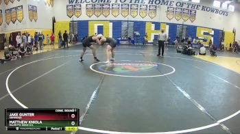 190 lbs Cons. Round 1 - Jake Gunter, Armwood vs Matthew Kniola, Palmetto Ridge H.S.