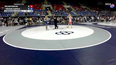 157 lbs Champ. Rd Of 128 - William Barlow, TN vs Michael Castillo, TX