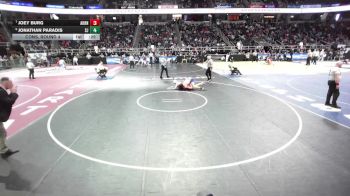 II-165 lbs Cons. Round 4 - Jonathan Paradis, South Jefferson vs Joey Burg, Akron