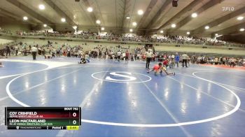 90 lbs Cons. Round 3 - Leon Macfarland, FH Jr Vikings Wrestling Club-AAA vs Coy Crihfield, Repmo Wrestling Club-AA