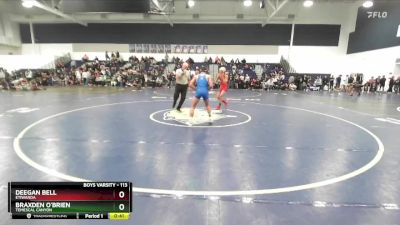 113 lbs Cons. Round 7 - Deegan Bell, Etiwanda vs Braxden O`Brien, Temescal Canyon