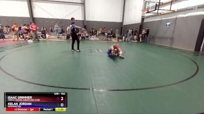 132 lbs Cons. Round 2 - Isaac Grimmer, Triple Crown Wrestling Club vs Kelan Jordan, Washington