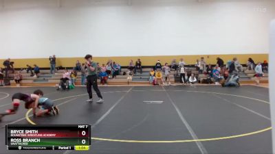 72 lbs Round 3 - Bryce Smith, Roundtree Wrestling Academy vs Ross Branch, Unattached