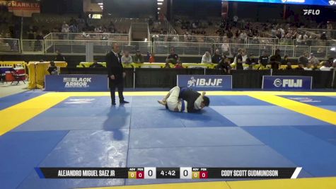 Cody Scott Gudmundson vs Alejandro Miguel Saez Jr 2025 Pan Jiu Jitsu IBJJF Championship