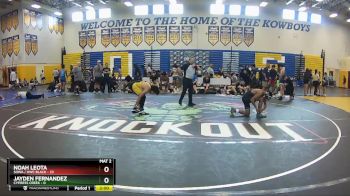 144 lbs Round 6 (8 Team) - Noah Leota, SOWA / HWC BLACK vs JAYDEN FERNANDEZ, Cypress Creek