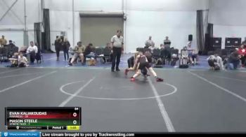 84 lbs Round 2 (8 Team) - Mason Steele, Xtreme Team vs Evan Kaliakoudas, Mavericks