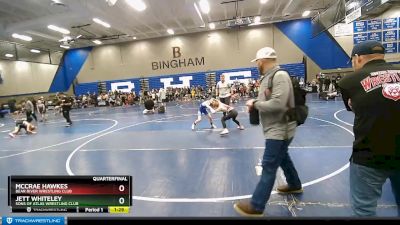 80 lbs Quarterfinal - Jett Whiteley, Sons Of Atlas Wrestling Club vs McCrae Hawkes, Bear River Wrestling Club