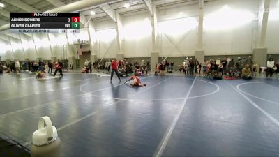 59 lbs Champ. Round 2 - Asher Sowers, Evanston Elite vs Oliver Clapier, Northside Wrestling Club