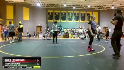 170 lbs Round 2 - Hannah Crowe, Northeast Georgia Mat Monstars vs Joline Honsberger, SGAC Devil Dogs