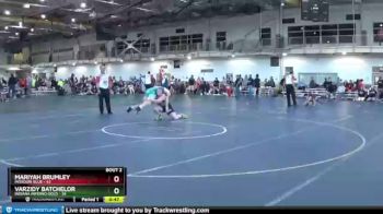 200 lbs Round 1 (4 Team) - Mariyah Brumley, Missouri Blue vs Varzidy Batchelor, Indiana INFERNO GOLD