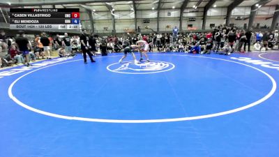 120 lbs Cons. Semis - Casen Villastrigo, Cowboy Mat Club vs Eli Mendoza, Gilroy Hawks