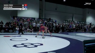 74 kg Cons. Rd Of 64 - Maikol Perez, NIACC vs Matox Allen, Flames Wrestling Club
