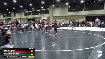 110 lbs Round 4 (6 Team) - Mckenzie Nguyen, Trojan WA vs Taylin Craig, TN AAU- Chaos