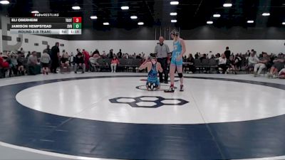 100 lbs Round 3 (6 Team) - Eli Oberheim, Team Gotcha vs Jamison Hempstead, Steel Valley Renegades Wrestling Club