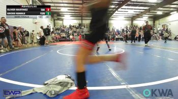 80 lbs Quarterfinal - Connor Freeman, Tonkawa Takedown Club vs Henry Hibdon, Barnsdall Youth Wrestling