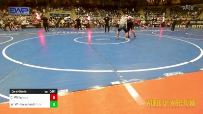 Consolation - Clayton Willis, Belding vs Westin Winterscheidt, Clearwater Youth Wrestling Club