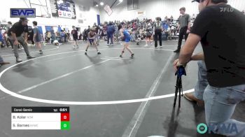 61 lbs Consolation - Beckam Kolar, Team Nomad vs Sawyer Barnes, Newcastle Youth Wrestling