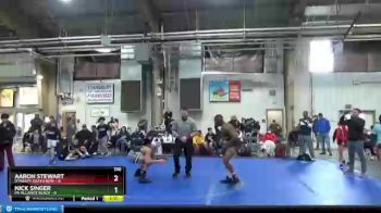 130 lbs Round 5 (6 Team) - Aaron Stewart, Dynasty Death Row vs Nick Singer, PA Alliance Black