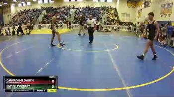 160 lbs Cons. Round 2 - Roman Polinsky, Dark Knights Wrestling Club vs Cameron Glowach, FCA Empowered