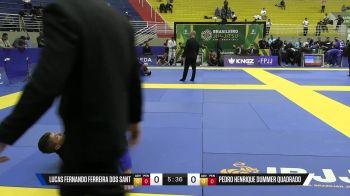 Pedro Henrique Dummer Quadrado vs Lucas Fernando Ferreira Dos Sant 2025 Brasileiro Jiu-Jitsu IBJJF