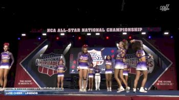 Luxe Cheer - Legends [2026 L5 Senior Coed - D2 - Small Day 2] 2026 NCA All-Star National Championship