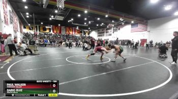 190 lbs Champ. Round 1 - Paul Walker, Parhump Valley vs Dario Ruiz, South Hills