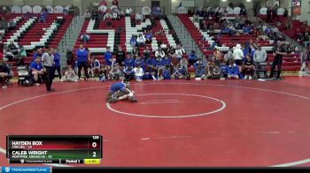 120 lbs Round 4 (12 Team) - Caleb Wright, Mortimer Jordan HS vs Hayden Box, Chelsea