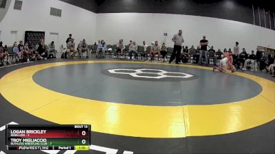 90 lbs Round 5 (6 Team) - Logan Brickley, Rebellion vs Troy Migliaccio, Ruthless Wrestling Club