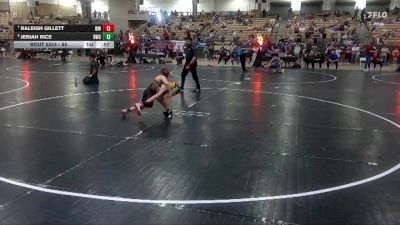 85 lbs Cons. Round 2 - Raleigh Gillett, Warfare Wrestling vs Jeriah Rice, Rabbit Wrestling Club