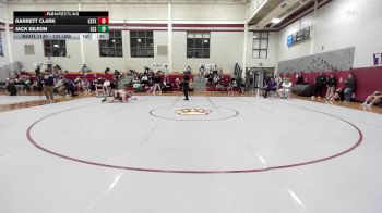 132 lbs Consi Of 8 #2 - Garrett Clark, Kinkaid School vs Jack Gilson, Charlotte Latin