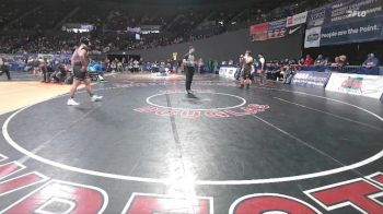 4A Boys 285 lbs Champ. Round 1 - Kaleb Delph, North Bend Boys vs Lynkin Royer, Sweet Home Boys