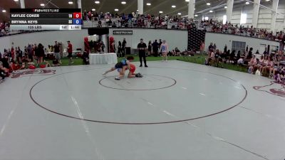 125 lbs Kaylee Coker, Tennessee vs Brynna Keys, South Carolina