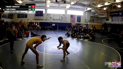 139 lbs 1st Place Match - Brady Mihalko, Moshannon Valley Hs vs Leif Syrko, Ringgold Hs